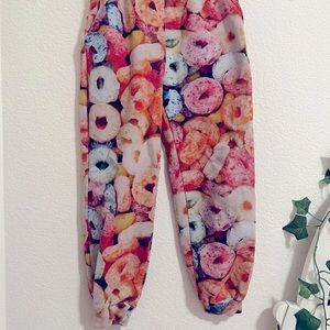 Romey Loves Lulu “Fruit Loops” pants
